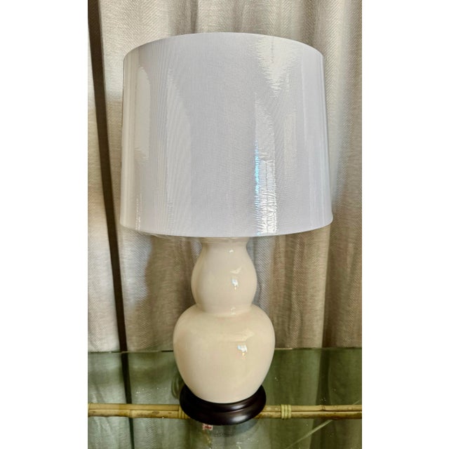 Double Gourd Table Lamp For Sale In Miami - Image 6 of 6