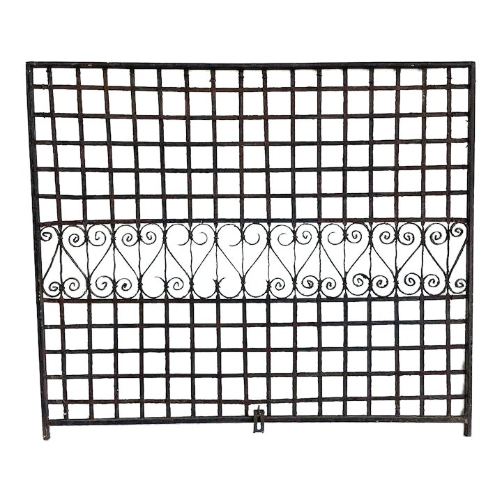 Antique Victorian Iron Gate Window Garden Fence Architectural Salvage ...