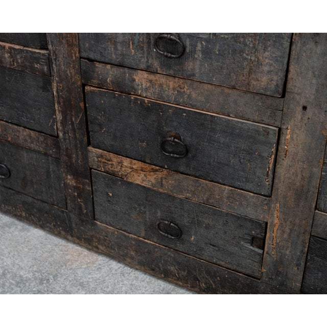 19th Century Primitive Chest of Drawers in Oak For Sale - Image 11 of 16