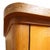 Large Mid-Century Modern Wardrobe in Oak and Birch Veneer with Textured Glass Doors, East German, 1959 For Sale - Image 6 of 9