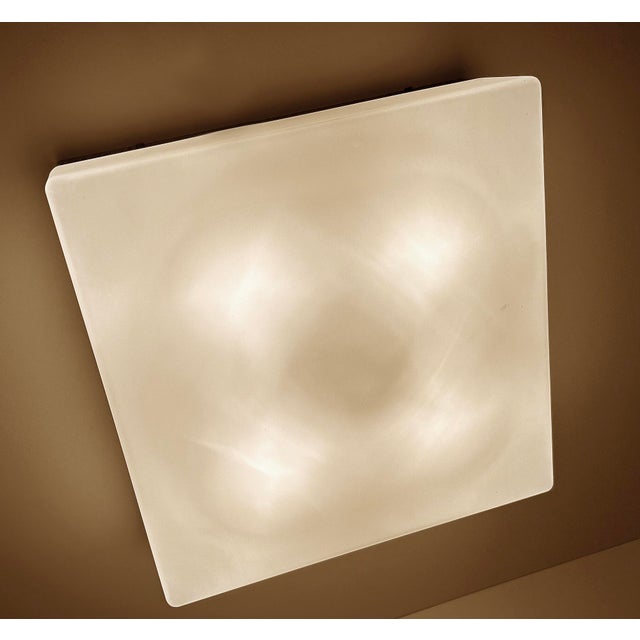 Vintage Glass Light from Erco, 1960s For Sale - Image 9 of 13