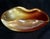 Murano Vintage Murano Seguso Rusty Red Gold Flecks Pulveri Italian Art Glass Mid Century Decorative Bowl For Sale - Image 4 of 5
