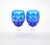 Glass Val Saint Lambert Cobalt Blue Crystal Wine & Water Glasses Service for 9 People For Sale - Image 7 of 11
