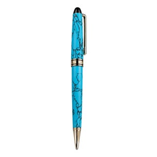 Turquoise Pen Gemstone Ballpoint Southwest American For Sale