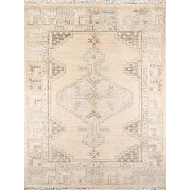 Erin Gates Concord Walden Beige Hand Knotted Wool Area Rug 7'9" X 9'9