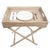 Artifacts Rattan Butler Tray Table in White Wash - 25.5" For Sale - Image 4 of 10