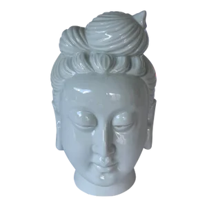Vintage Japanese Porcelain Bust of a Lady