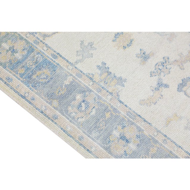 Turkish Modern Turkish Oushak Rug 2'10" x 12'4" For Sale - Image 3 of 10