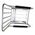 Steel Chrome Banded Rocker 1940's For Sale - Image 4 of 4
