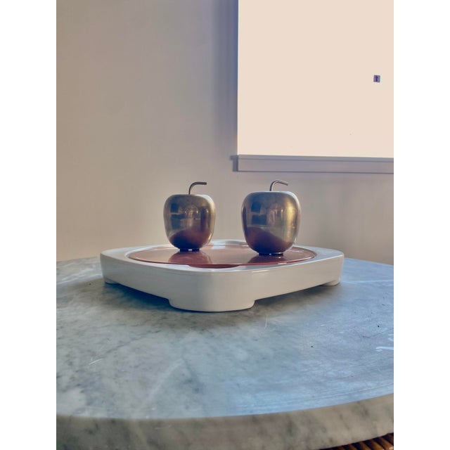 Michael Graves Ceramic Chilled Food Serving Dish, Post-Modern Design For Sale - Image 17 of 18