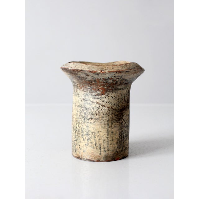 Vintage Handmade Studio Pottery Candle For Sale - Image 10 of 17