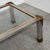 Vintage Chrome and Brass Coffee Table with Sculptural Leaf Details, 1970s For Sale - Image 4 of 13