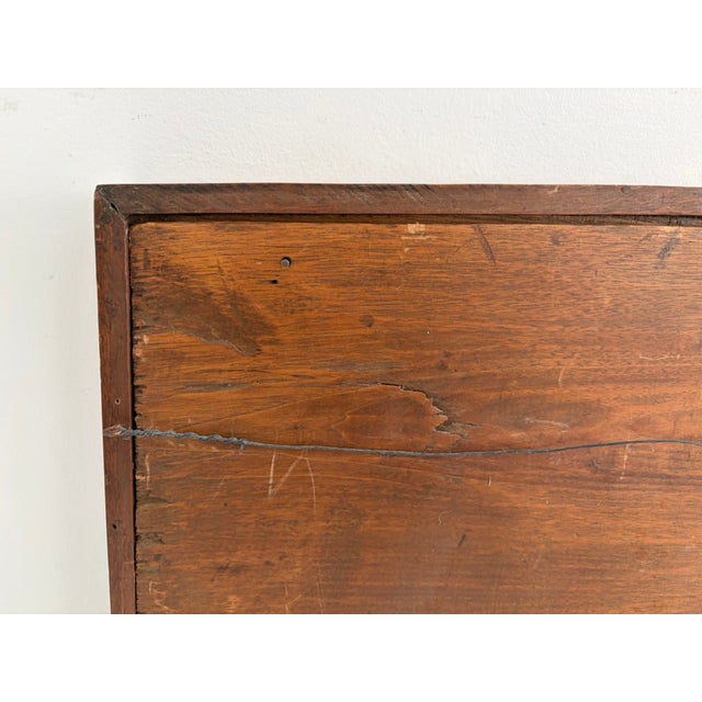 Antique “Residence of Allen Krieg” Farm Print – Solid Wood Framed Americana Scene For Sale - Image 11 of 13