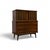 This 1960s highboy dresser by United Furniture is a perfect example of mid-century modern design. With its curved drawer...