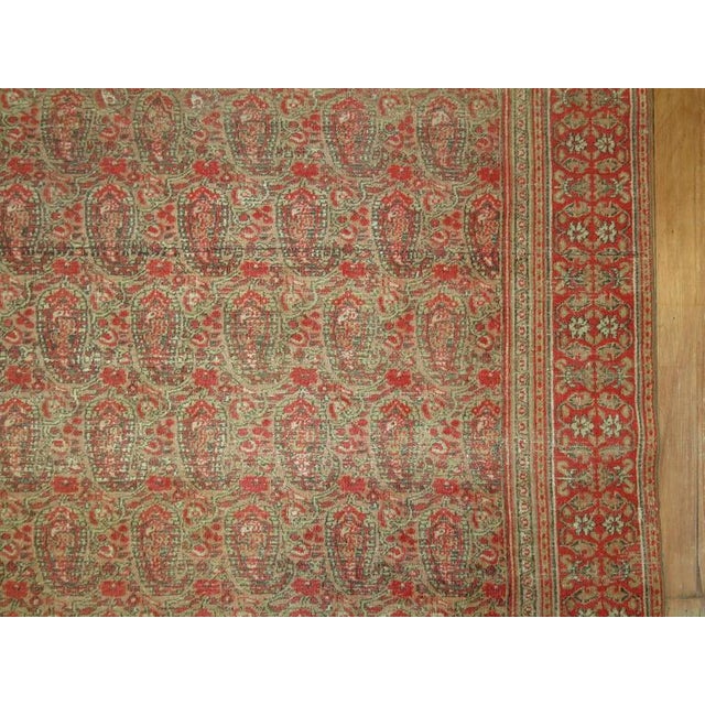 Textile Antique Persian Dorokhsh Rug - 5'3" x 7'1" For Sale - Image 7 of 7
