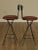 Mid-Century Modern Wrought Iron Barstools - a Pair For Sale - Image 4 of 13