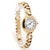 Art Deco 1990s Cartier Vendome 878999 18k Gold Manual Gadroon Link 26m Watch For Sale - Image 3 of 12