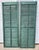 Green Antique American Green Farmhouse Shutter 19th C Architectural Salvage- Pair For Sale - Image 8 of 8