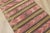 1950s Traditional Primitive Red Striped Kilim Runner Rug For Sale - Image 11 of 13