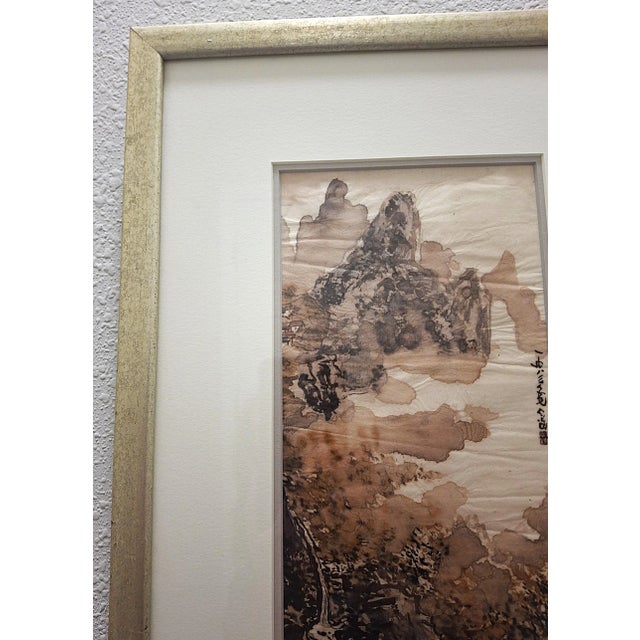 Chinese Ink Wash Watercolor by Yang Yang For Sale In Orlando - Image 6 of 13