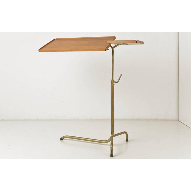 Height-Adjustable Side Table from Hausmann A.G., Switzerland, 1920s For Sale - Image 3 of 18