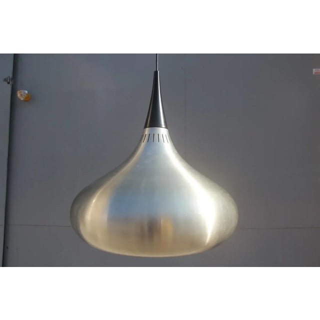 Minimalist Metal Ceiling Lamp, 1960s For Sale - Image 3 of 6