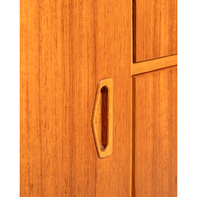 Scandinavian Highboard in Teak and Oak, 1960s For Sale - Image 10 of 13