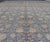 Textile Modern Large Khotan Rug by Keivan Woven Arts in Blue and Ivory 11'9 X 14'9 For Sale - Image 7 of 17