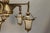 Art Deco Bronze and Frosted White Glass Five-Light Chandelier, France, 1925 For Sale - Image 11 of 18