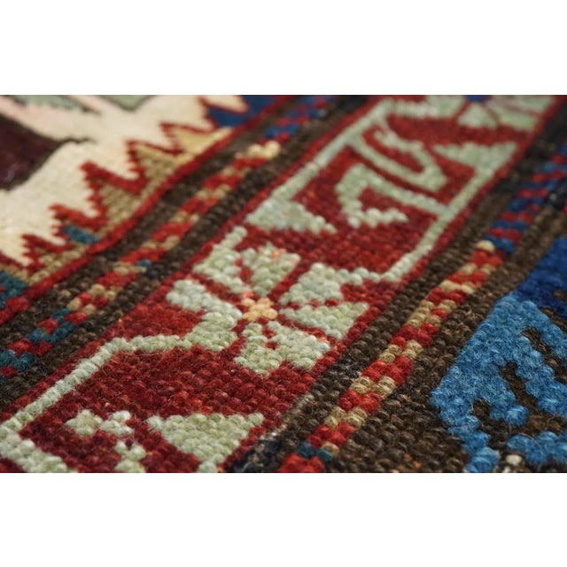 Antique Shirvan Rug 3'4'' x 5'3'' For Sale - Image 12 of 12