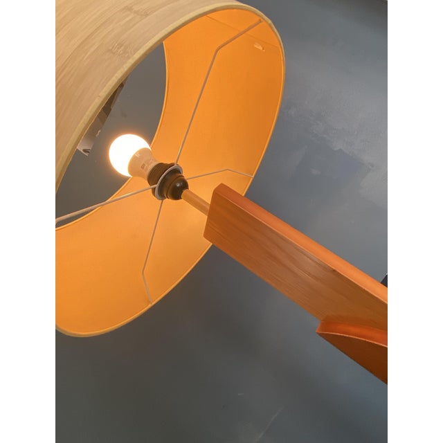 Vintage Scandinavian Teak Floor Lamp in the Style of K-Lighting, 1970s For Sale - Image 6 of 18