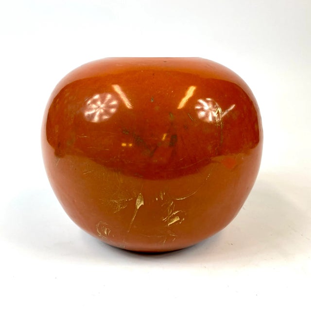 19th Century Chinese Porcelain Orange Ginger Jar For Sale - Image 4 of 7