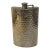 Vintage Japanese Hammered Stainless Steel 16 Oz Mid-Century Modern Bar Flask For Sale