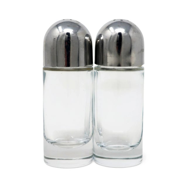 Stainless Steel and Glass Cruet Set by Ettore Sottsass for Alessi Chairish