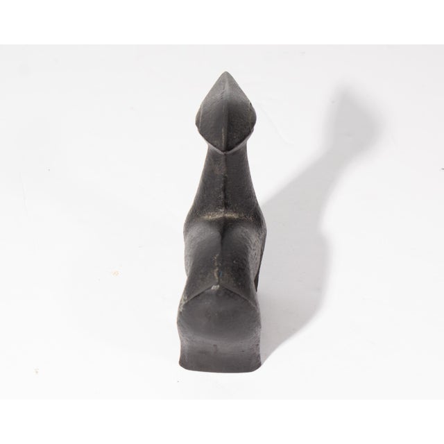 Cast Iron Deer by Miya Shoutarou For Sale - Image 4 of 6