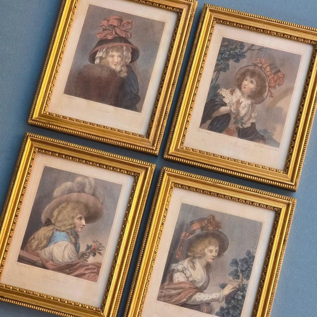 William Hamilton, The Four Seasons, 1700s, Engravings, Framed, Set of 2 For Sale - Image 3 of 18