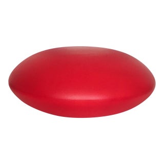 1990s Michael Young Red "Smartie" Pouf for Cappellini Pop Art For Sale