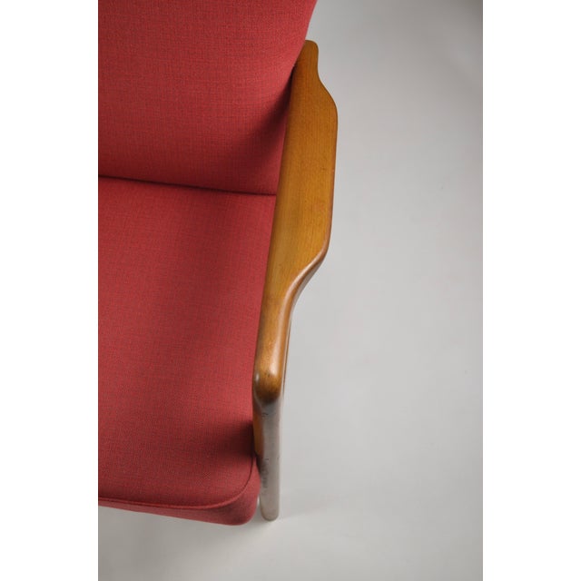Danish Sofa and Lounge Chair by Søren Hansen for Fritz Hansen, 1940s, Set of 2 For Sale - Image 17 of 18