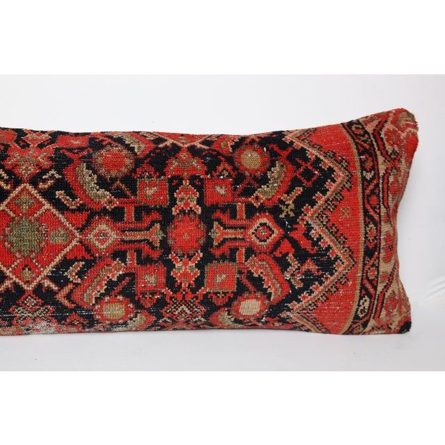 Antique Persian Rug Pillow Cushion Cover -16'' X 47'' For Sale In Tampa - Image 6 of 10