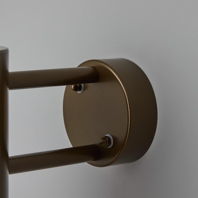 Pair of Hans-Agne Jakobsson C627/110 'Rulle' Sconces in Painted Brown For Sale - Image 10 of 10