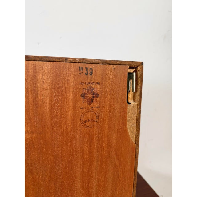 Vintage Rud Thygesen & Johnny Sørensen for Hg Furniture Brazilian Rosewood Hg Systemi Three-Bay Modular Wall Unit, Denmark 1960s For Sale - Image 9 of 18