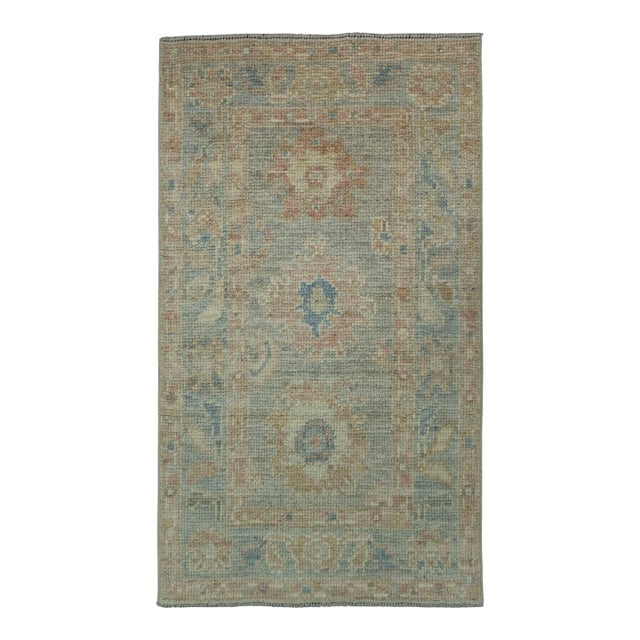 Turkish Oushak Rug 1'11" x 3'4" #17275 For Sale