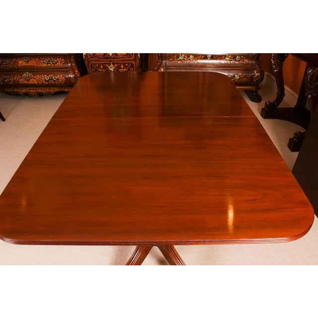 Regency Revival Dining Table by William Tillman, 1970s For Sale - Image 10 of 14