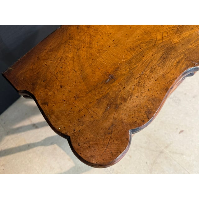 Wood Queen Anne Walnut Tea Table, 1890s For Sale - Image 7 of 13