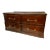 19th Century Vintage Mahogany Drapery Shop Drawers & Brass Hardware For Sale