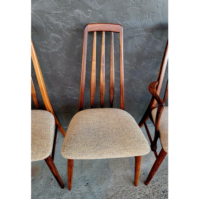 Eva Rosewood Dining Chairs by Niels Koefoed for Koefoeds Hornslet, Denmark - Set 4 For Sale - Image 13 of 17