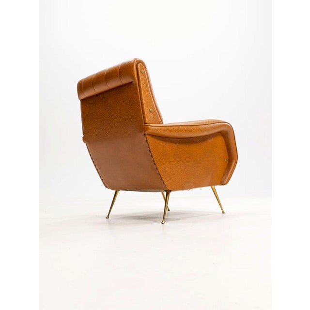 Italian Armchair in the style of Lady by Marco Zanuso for Arflex,1950s For Sale - Image 6 of 10