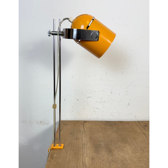 Orange Combi Lux Table Lamp by Stanislav Indra for Lidokov, 1970s For Sale - Image 11 of 18