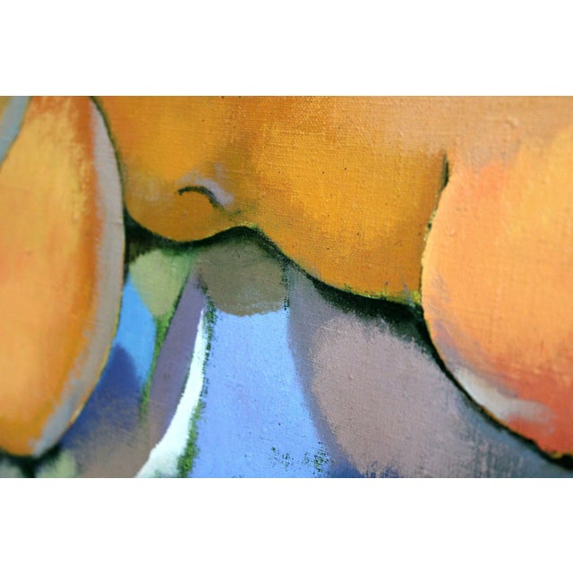 Beige Zita Sudnika, Night, Oil on Canvas For Sale - Image 8 of 9