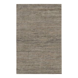 Rug & Kilim’s Contemporary Textural Rug in Gray and Beige Tones For Sale